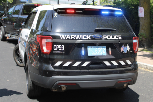 Additional photo  of Warwick Police
                    Cruiser CP-59, a 2017 Ford Police Interceptor Utility                     taken by @riemergencyvehicles