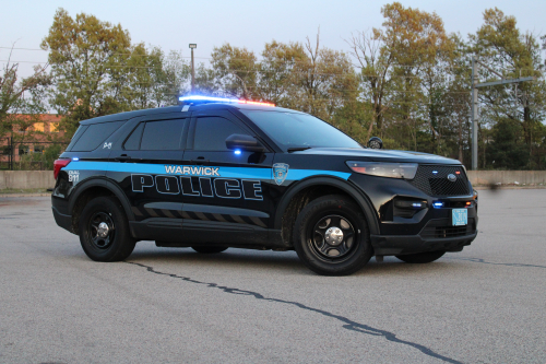 Additional photo  of Warwick Police
                    Cruiser P-11, a 2022 Ford Police Interceptor Utility                     taken by @riemergencyvehicles