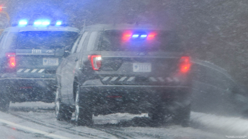 Additional photo  of Massachusetts State Police
                    Cruiser 1111, a 2017 Ford Police Interceptor Utility                     taken by Kieran Egan