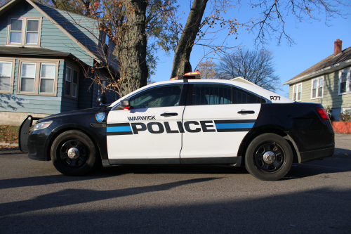 Additional photo  of Warwick Police
                    Cruiser R-77, a 2015 Ford Police Interceptor Sedan                     taken by Kieran Egan