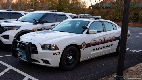 Additional photo  of Richmond Police
                    Cruiser 912, a 2014 Dodge Charger                     taken by @riemergencyvehicles