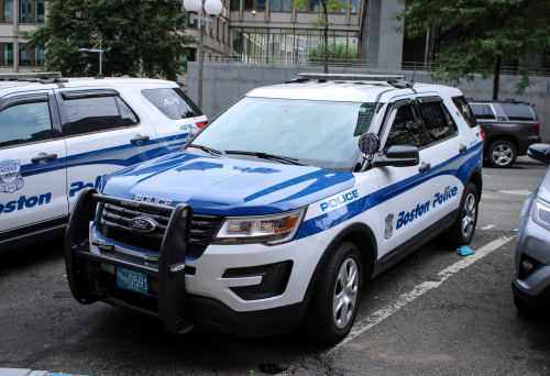 Additional photo  of Boston Police
                    Cruiser 8543, a 2018 Ford Police Interceptor Utility                     taken by @riemergencyvehicles