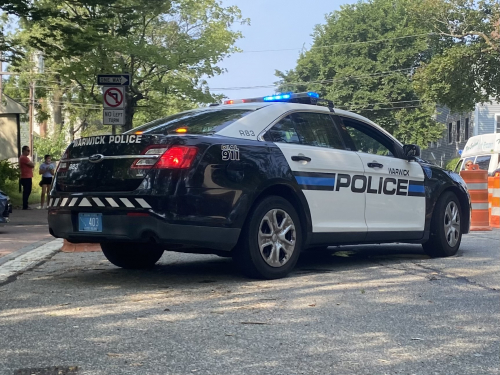 Additional photo  of Warwick Police
                    Cruiser R-83, a 2014 Ford Police Interceptor Sedan                     taken by Kieran Egan