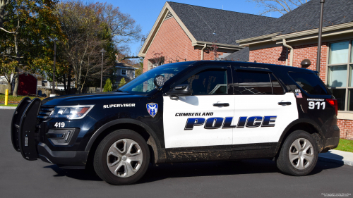 Additional photo  of Cumberland Police
                    Cruiser 419, a 2018 Ford Police Interceptor Utility                     taken by Kieran Egan