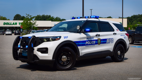 Additional photo  of Milford Police
                    Cruiser 207, a 2015 Ford Police Interceptor Utility                     taken by Kieran Egan