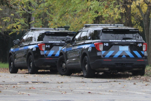 Additional photo  of Warwick Police
                    Cruiser P-11, a 2022 Ford Police Interceptor Utility                     taken by @riemergencyvehicles