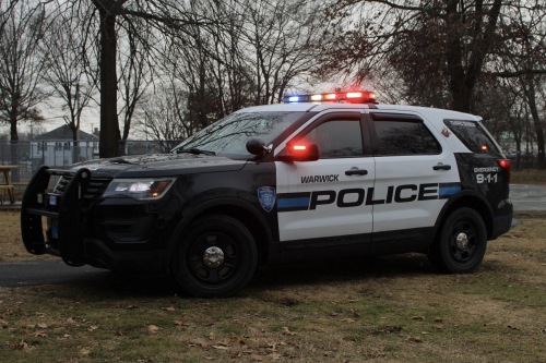 Additional photo  of Warwick Police
                    Cruiser T-34, a 2016 Ford Police Interceptor Utility                     taken by @riemergencyvehicles