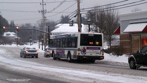 Additional photo  of Rhode Island Public Transit Authority
                    Bus 0526, a 2005 Gillig Low Floor                     taken by Kieran Egan