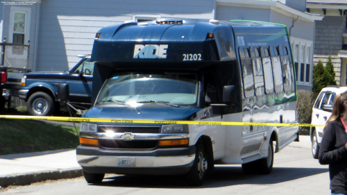 Additional photo  of Rhode Island Public Transit Authority
                    Paratransit Bus 21202, a 2012 Chevrolet 4500 Bus                     taken by Kieran Egan