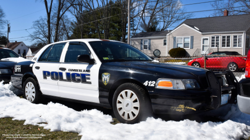 Additional photo  of Cumberland Police
                    Cruiser 412, a 2006-2008 Ford Crown Victoria Police Interceptor                     taken by Kieran Egan