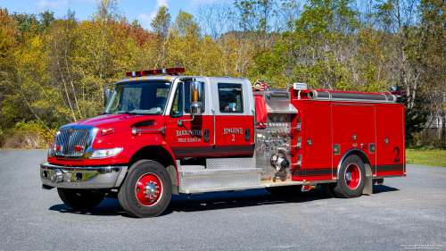 Additional photo  of Barrington Fire
                    Engine 2, a 2009 International/KME                     taken by Kieran Egan