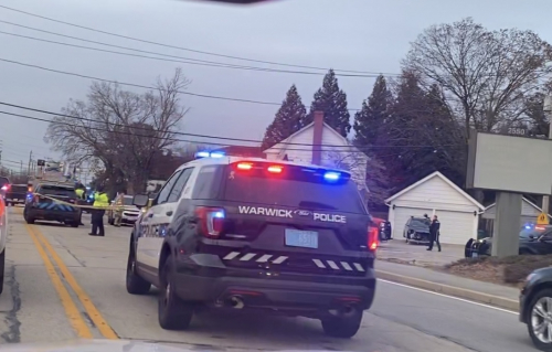 Additional photo  of Warwick Police
                    Cruiser S-3, a 2017 Ford Police Interceptor Utility                     taken by Kieran Egan