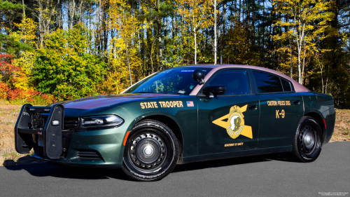 Additional photo  of New Hampshire State Police
                    Cruiser 98, a 2019 Dodge Charger                     taken by Kieran Egan