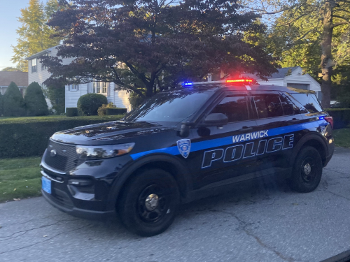 Additional photo  of Warwick Police
                    Cruiser P-10, a 2021 Ford Police Interceptor Utility                     taken by Kieran Egan