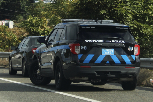 Additional photo  of Warwick Police
                    Cruiser P-13, a 2022 Ford Police Interceptor Utility                     taken by @riemergencyvehicles