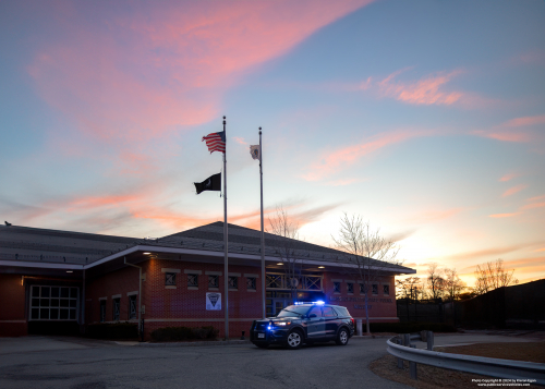 Additional photo  of Massachusetts State Police
                    Cruiser 1082, a 2022 Ford Police Interceptor Utility Hybrid                     taken by Kieran Egan