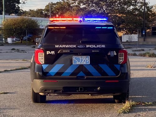 Additional photo  of Warwick Police
                    Cruiser P-11, a 2021 Ford Police Interceptor Utility                     taken by @riemergencyvehicles