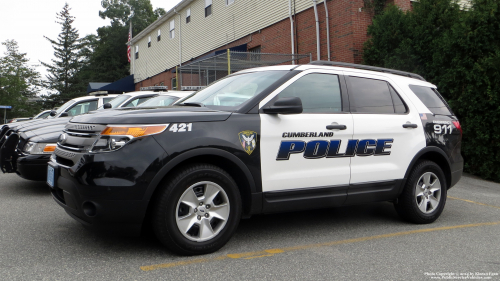 Additional photo  of Cumberland Police
                    Cruiser 421, a 2011-2012 Ford Explorer                     taken by Kieran Egan