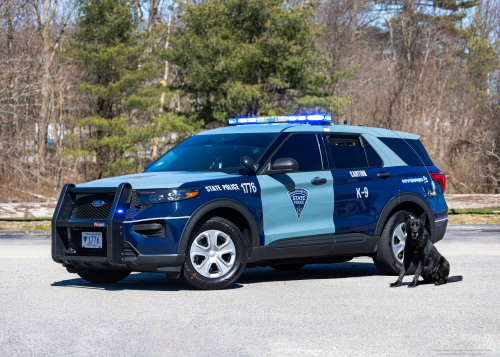 Additional photo  of Massachusetts State Police
                    Cruiser 1776, a 2022 Ford Police Interceptor Utility Hybrid                     taken by Kieran Egan