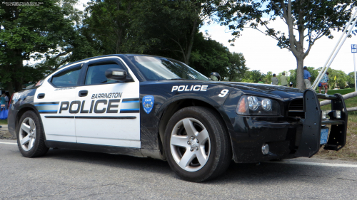 Additional photo  of Barrington Police
                    Car 9, a 2010 Dodge Charger/Go Rhino Push Bumper                     taken by Kieran Egan