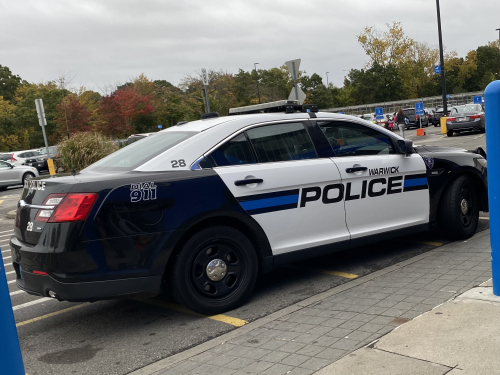 Additional photo  of Warwick Police
                    Cruiser P-28, a 2016 Ford Police Interceptor Sedan                     taken by @riemergencyvehicles