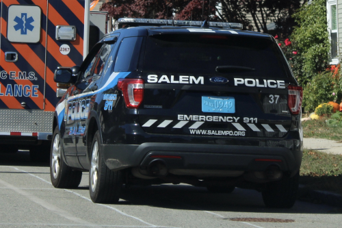 Additional photo  of Salem Police
                    Cruiser 37, a 2017 Ford Police Interceptor Utility                     taken by Kieran Egan