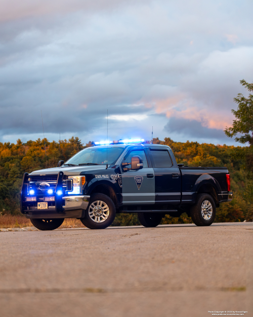 Additional photo  of Massachusetts State Police
                    Cruiser 1705T, a 2017 Ford F-250 XLT Crew Cab                     taken by Kieran Egan