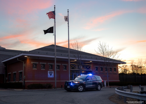 Additional photo  of Massachusetts State Police
                    Cruiser 1082, a 2022 Ford Police Interceptor Utility Hybrid                     taken by Kieran Egan