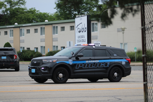 Additional photo  of Warwick Police
                    Cruiser P-3, a 2021 Ford Police Interceptor Utility                     taken by Kieran Egan