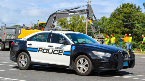 Additional photo  of Warwick Police
                    Cruiser R-83, a 2014 Ford Police Interceptor Sedan                     taken by @riemergencyvehicles