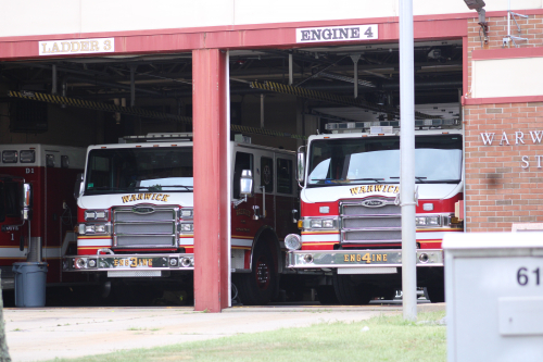 Additional photo  of Warwick Fire
                    Engine 3, a 2011 Pierce Velocity “Big Block” Contender                     taken by Kieran Egan