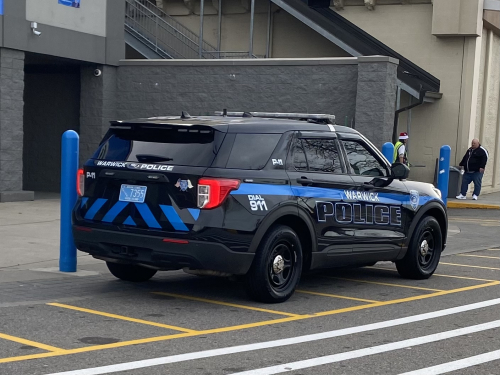 Additional photo  of Warwick Police
                    Cruiser P-11, a 2021 Ford Police Interceptor Utility                     taken by @riemergencyvehicles