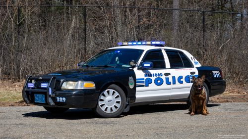 Additional photo  of Medford Police
                    Cruiser 329, a 2008 Ford Crown Victoria Police Interceptor                     taken by Kieran Egan