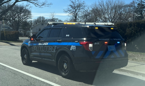 Additional photo  of Warwick Police
                    Cruiser P-11, a 2021 Ford Police Interceptor Utility                     taken by Kieran Egan