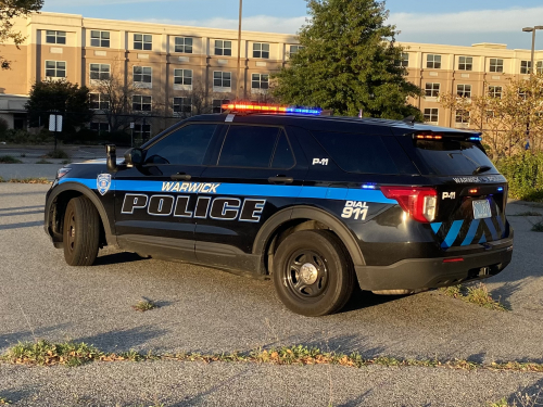 Additional photo  of Warwick Police
                    Cruiser P-11, a 2021 Ford Police Interceptor Utility                     taken by Kieran Egan