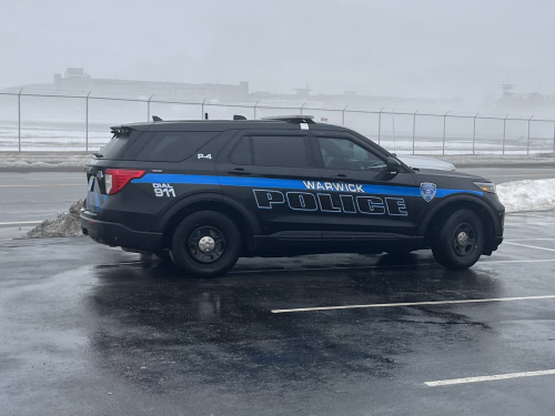 Additional photo  of Warwick Police
                    Cruiser P-4, a 2021 Ford Police Interceptor Utility                     taken by @riemergencyvehicles