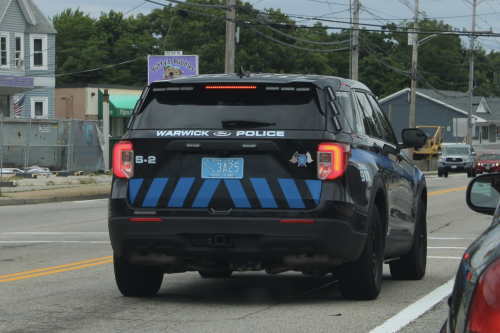 Additional photo  of Warwick Police
                    Cruiser S-2, a 2021 Ford Police Interceptor Utility                     taken by Kieran Egan