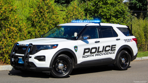 Additional photo  of North Providence Police
                    Cruiser 752, a 2020 Ford Police Interceptor Utility                     taken by Kieran Egan