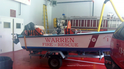 Additional photo  of Warren Fire
                    Marine 1, a 1990-2011 Marine Unit                     taken by Kieran Egan