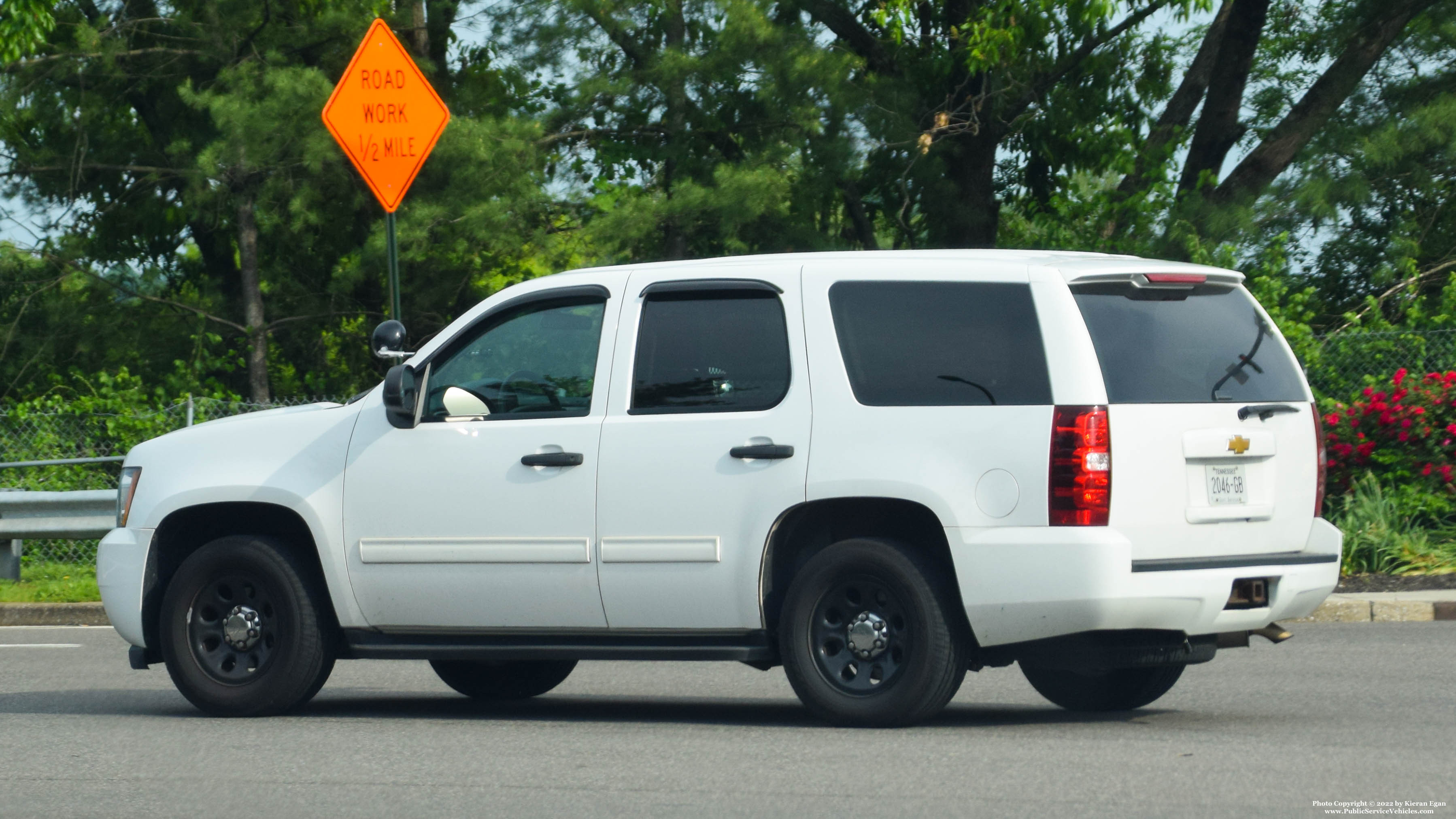 A photo  of Knoxville Police
            Unmarked Unit, a 2007-2013 Chevrolet Tahoe             taken by Kieran Egan