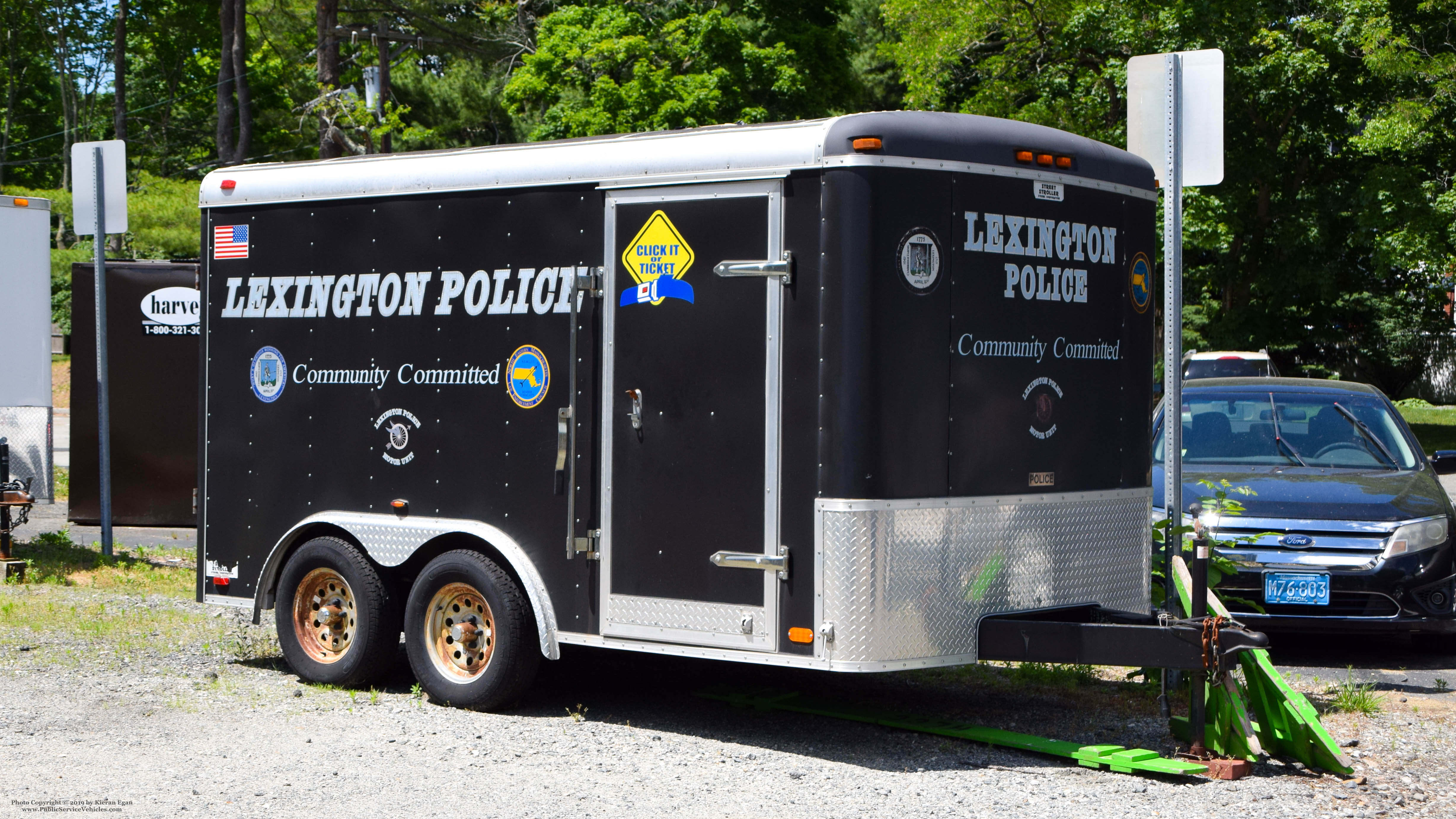 A photo  of Lexington Police
            Trailer, a 1990-2017 Street Stroller Trailer             taken by Kieran Egan