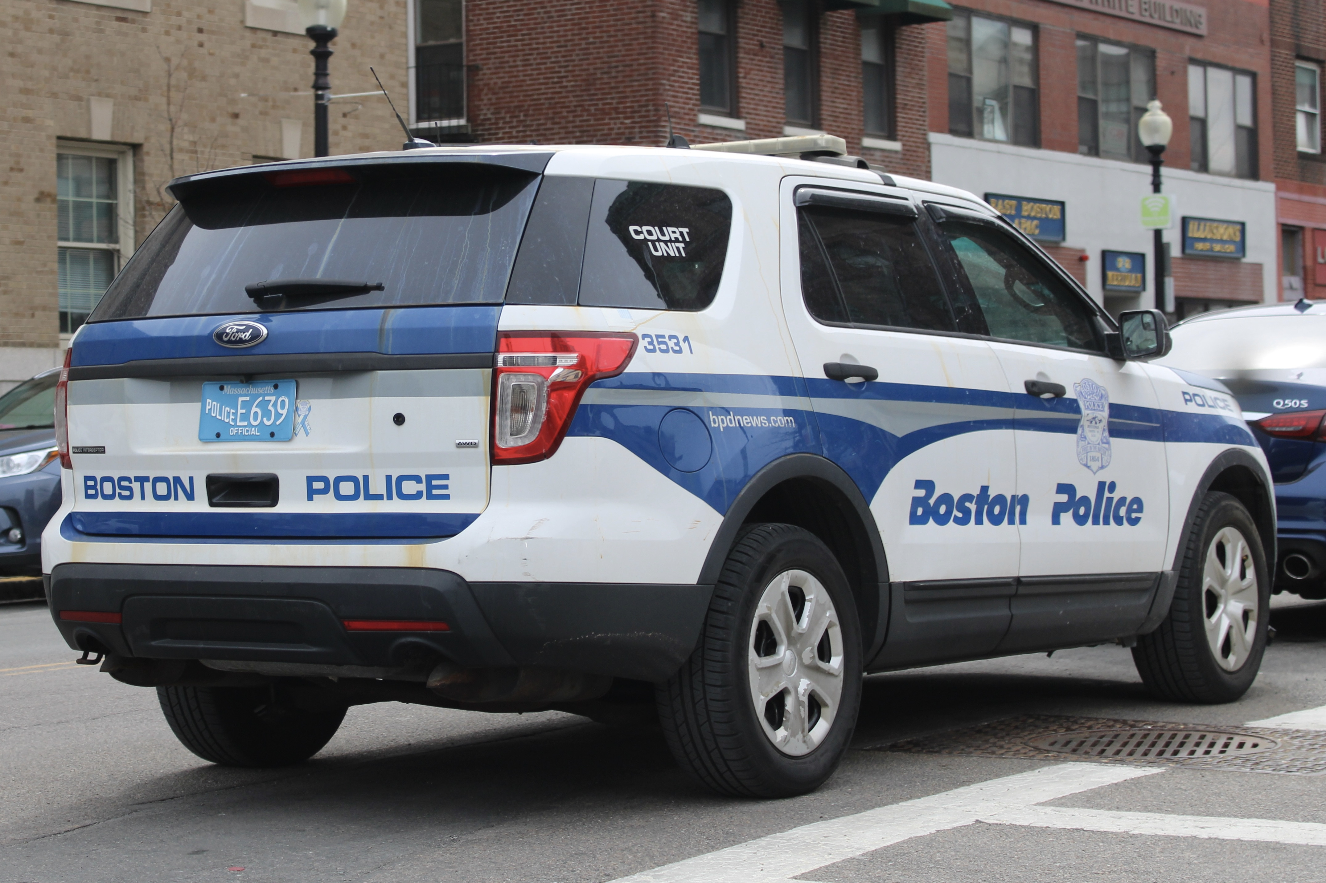 A photo  of Boston Police
            Cruiser 3531, a 2013 Ford Police Interceptor Utility             taken by @riemergencyvehicles