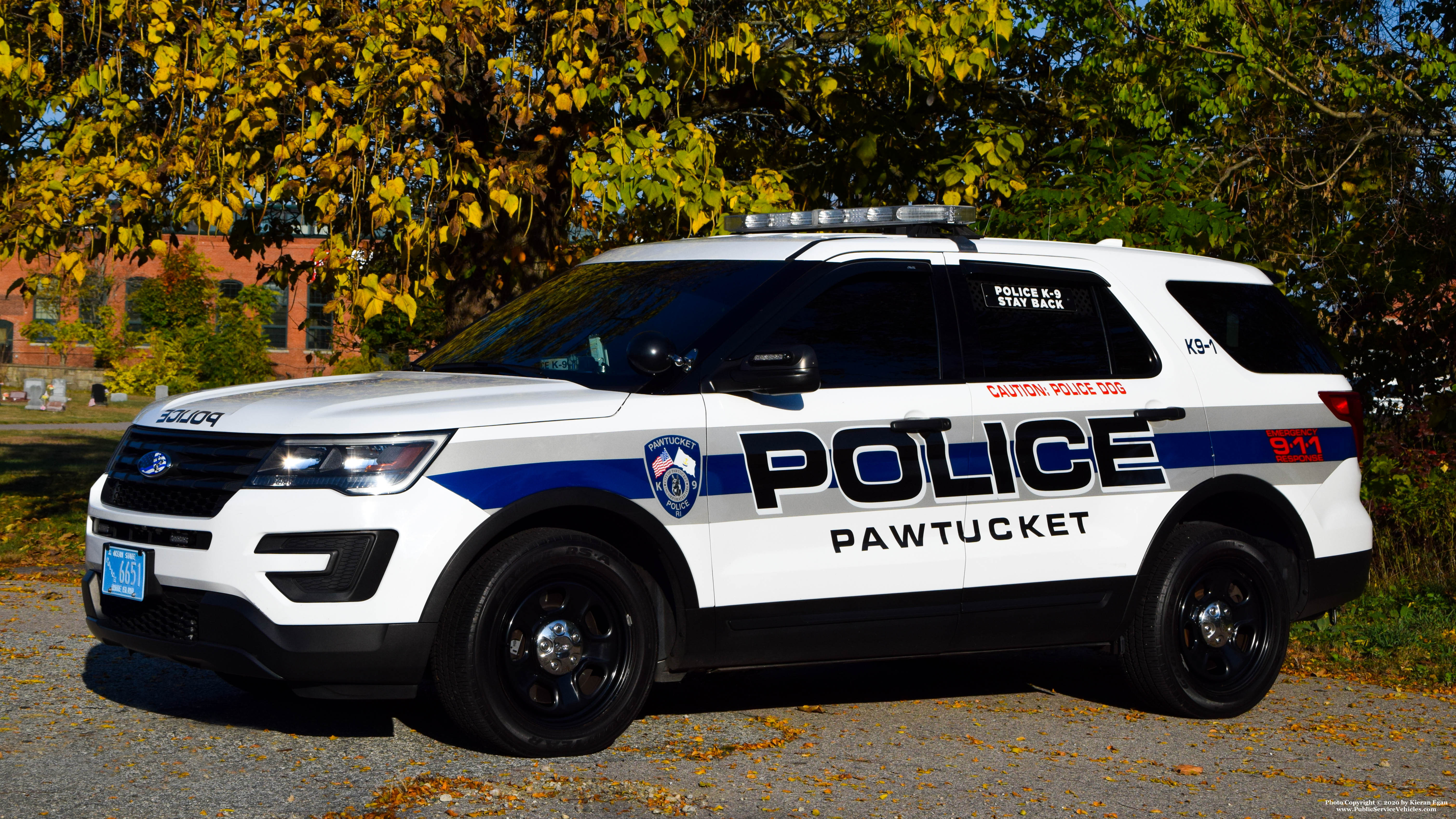 A photo  of Pawtucket Police
            K9-1, a 2016 Ford Police Interceptor Utility             taken by Kieran Egan