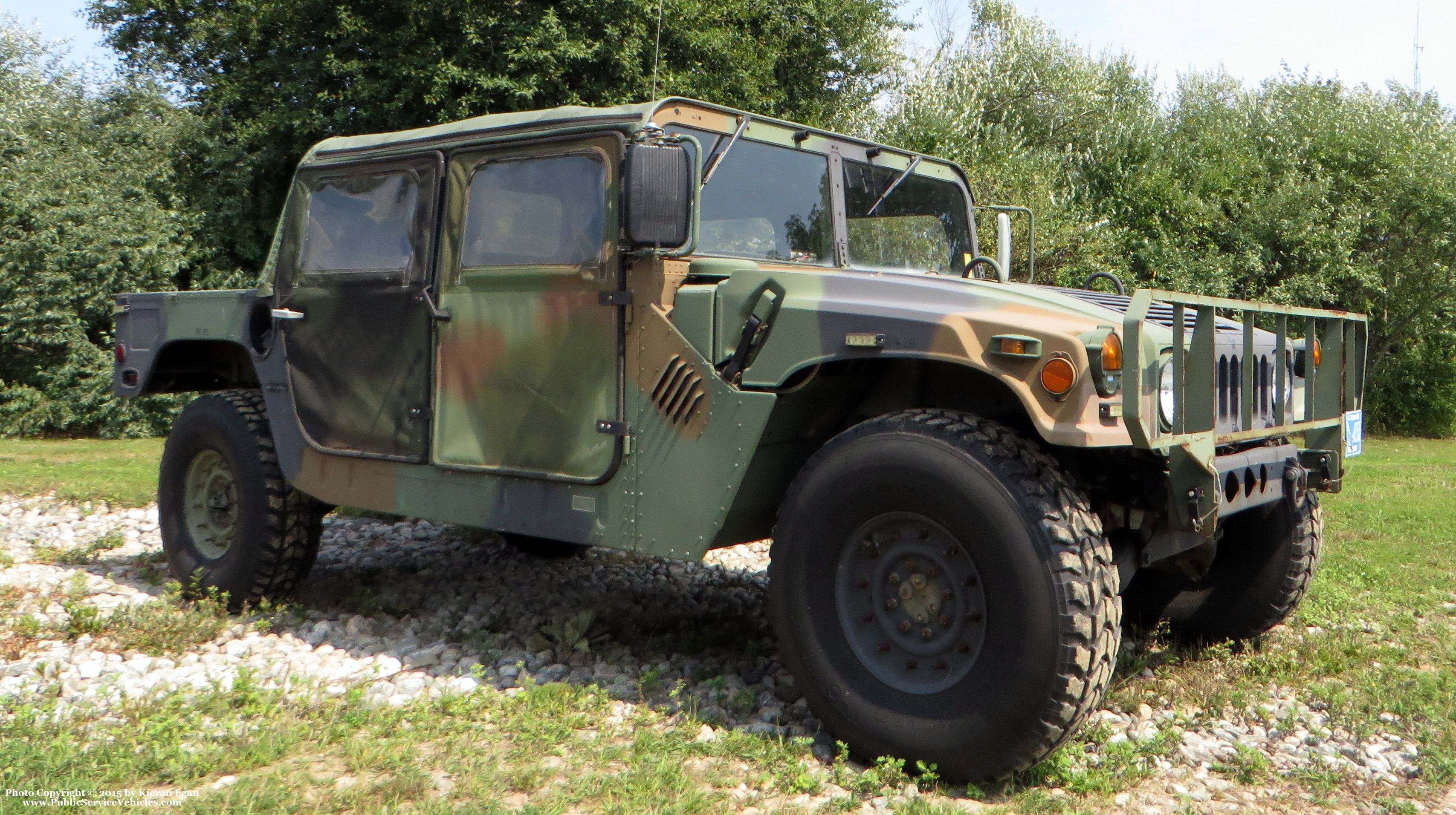 A photo  of Charlestown Police
            Humvee, a 1990-2000 AM General Humvee             taken by Kieran Egan