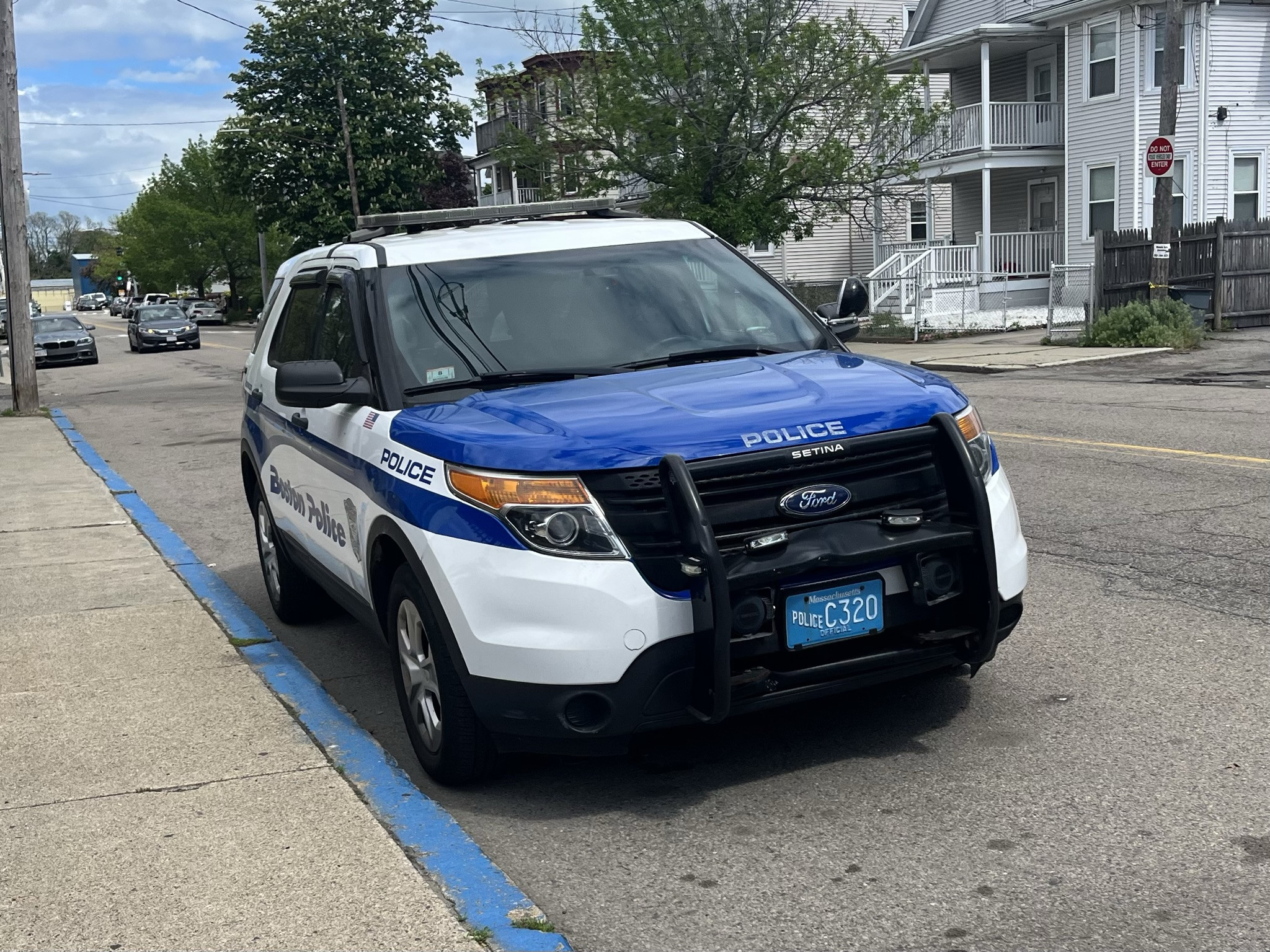 A photo  of Boston Police
            Cruiser 5544, a 2015 Ford Police Interceptor Utility             taken by @riemergencyvehicles