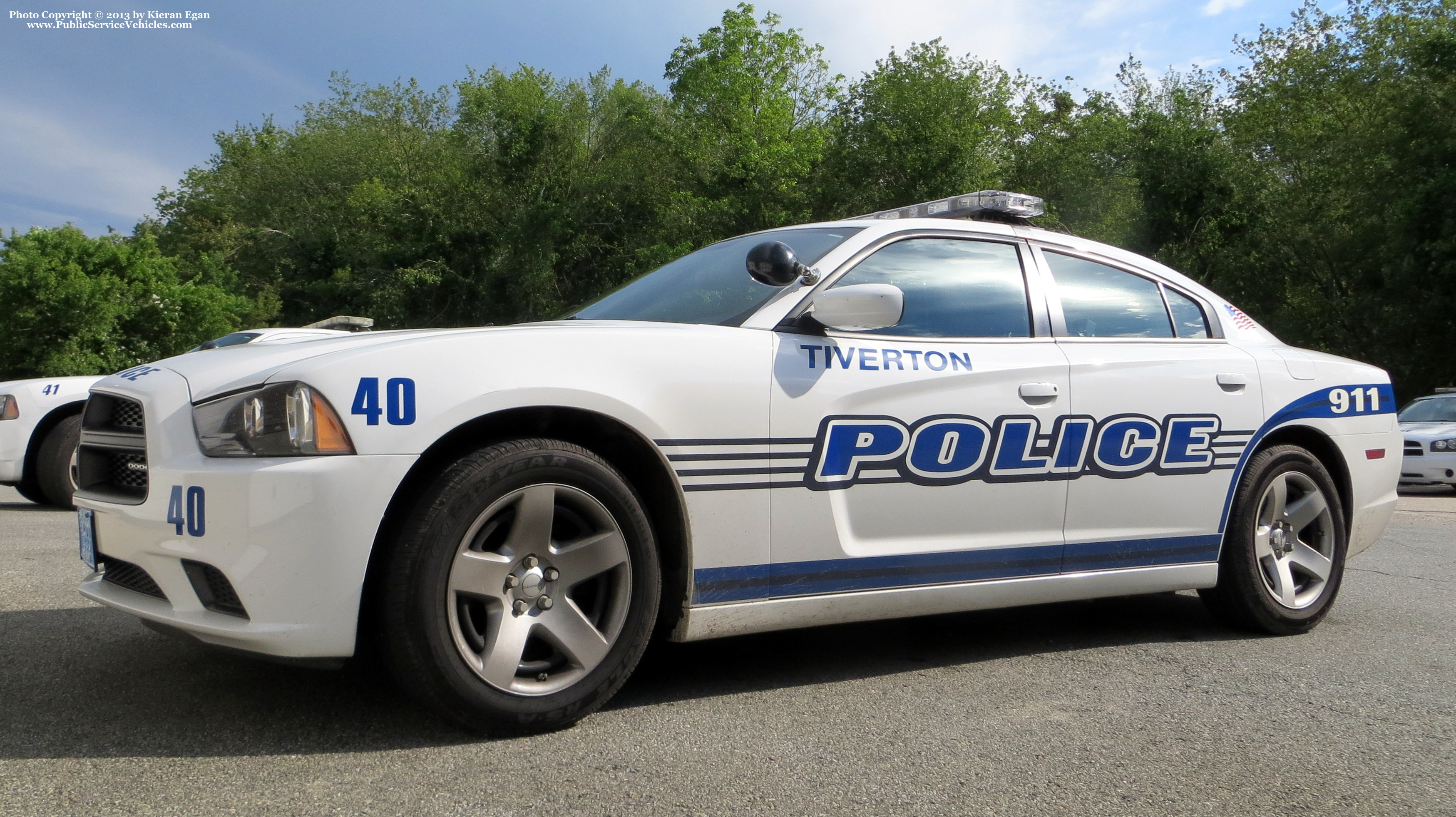 A photo  of Tiverton Police
            Car 40, a 2013 Dodge Charger             taken by Kieran Egan