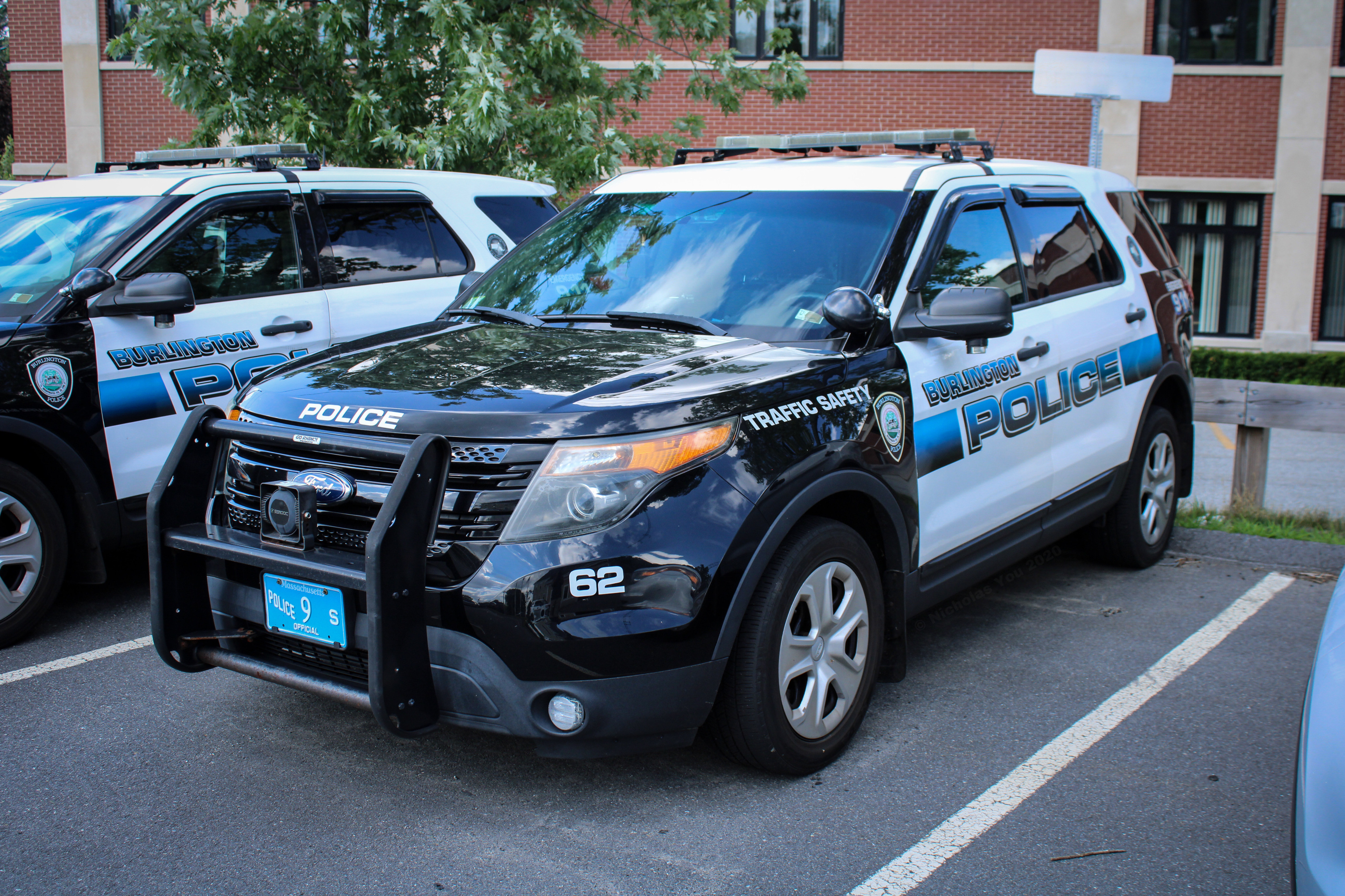 A photo  of Burlington Police
            Cruiser 62, a 2013-2015 Ford Police Interceptor Utility             taken by Nicholas You