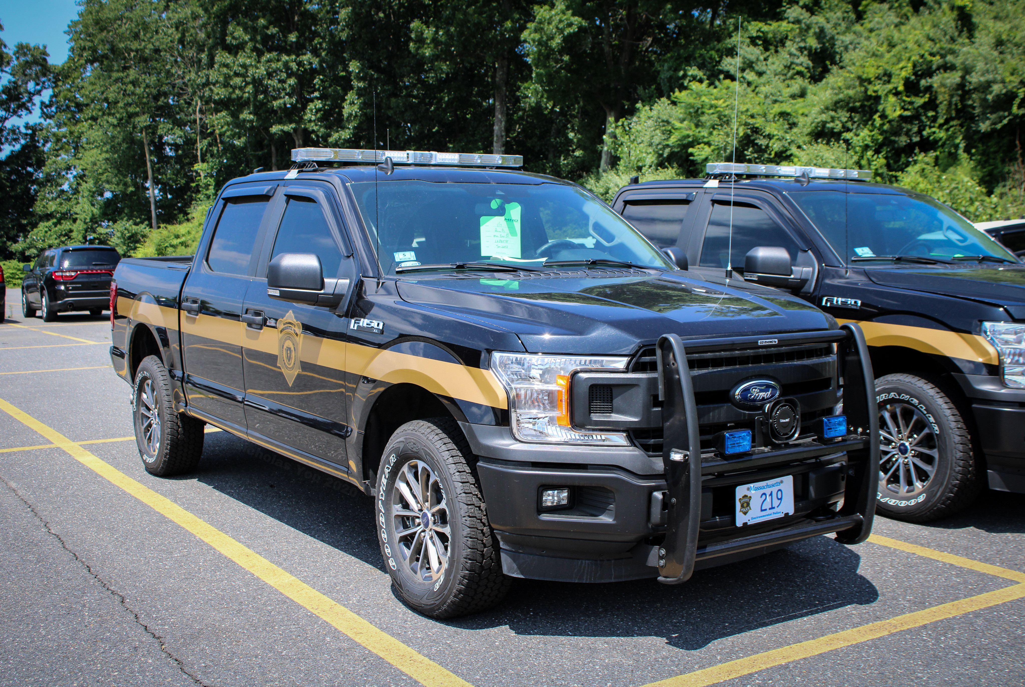 A photo  of Massachusetts Environmental Police
            Cruiser 219, a 2020 Ford F-150 Police Responder             taken by Nicholas You