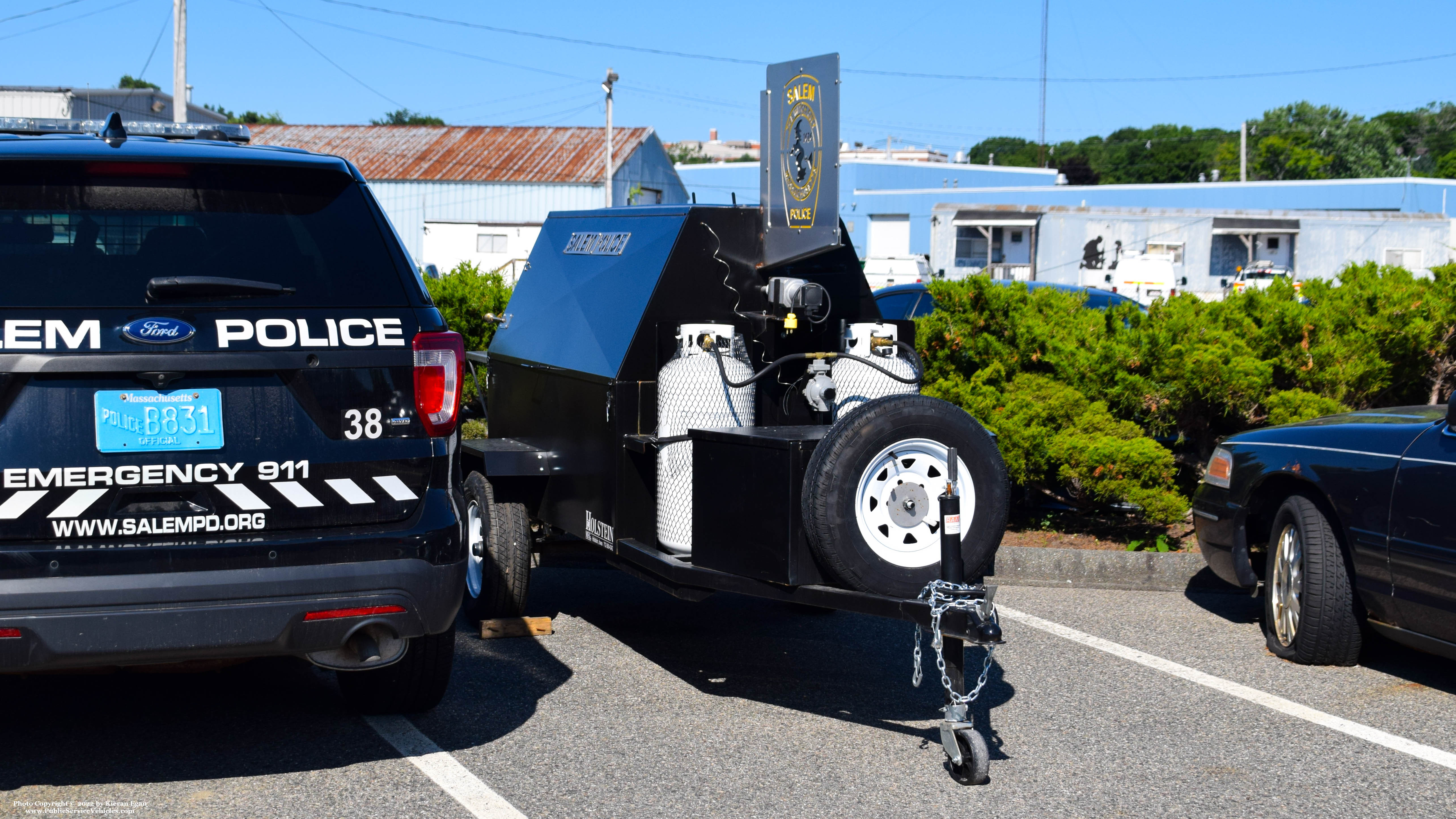 A photo  of Salem Police
            Grill, a 2022 Trailer             taken by Kieran Egan