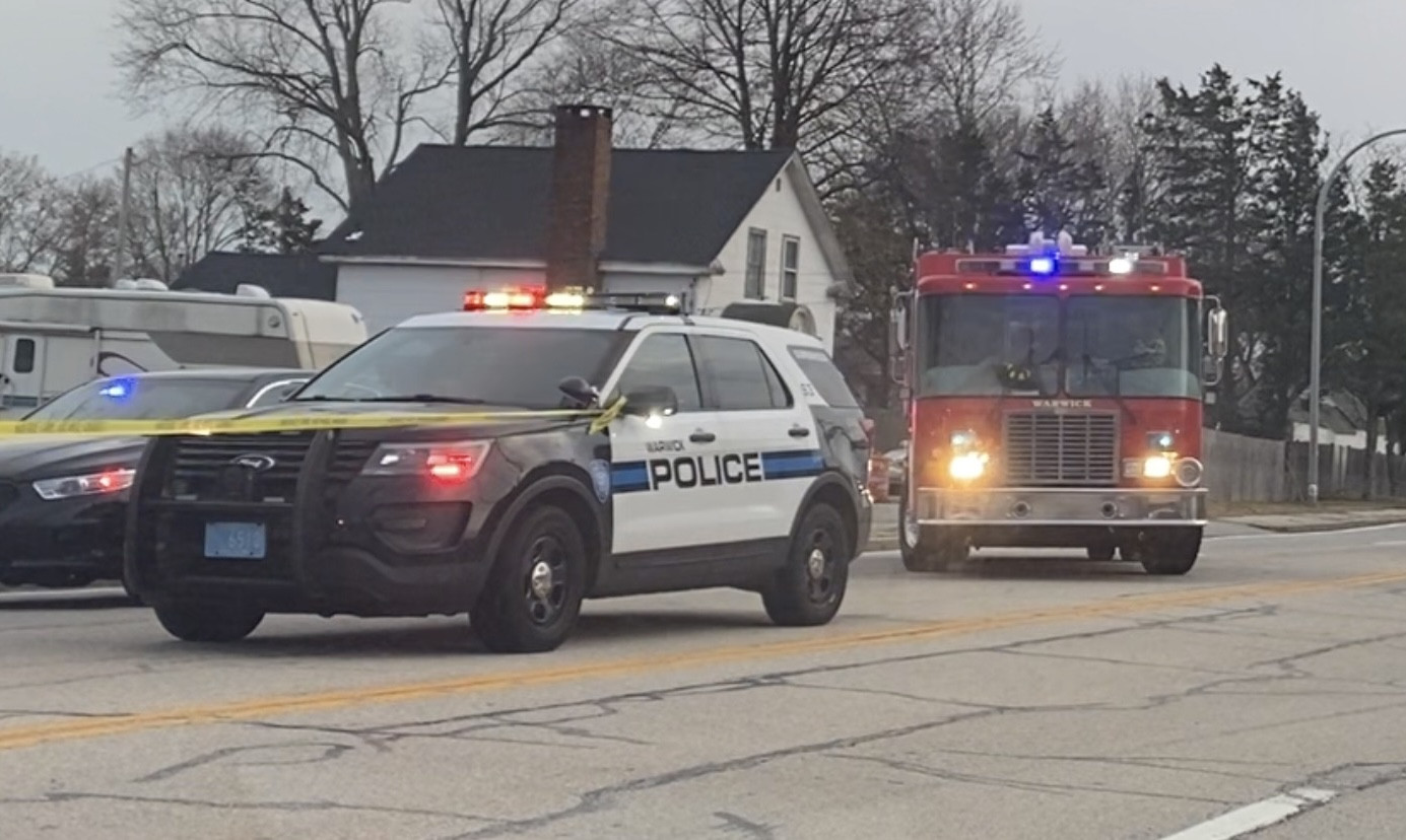 A photo  of Warwick Police
            Cruiser S-3, a 2017 Ford Police Interceptor Utility             taken by @riemergencyvehicles